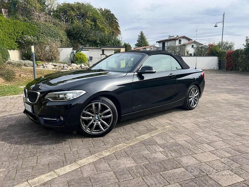 Usata BMW 218 M Sport 150 CV (110 kW) 2017 Nero Cabrio