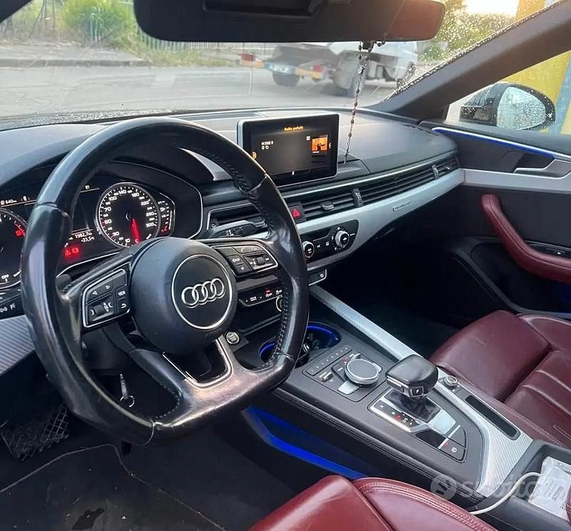 Usata Audi A5 190 CV (139 kW) 2017 Nero Coupé