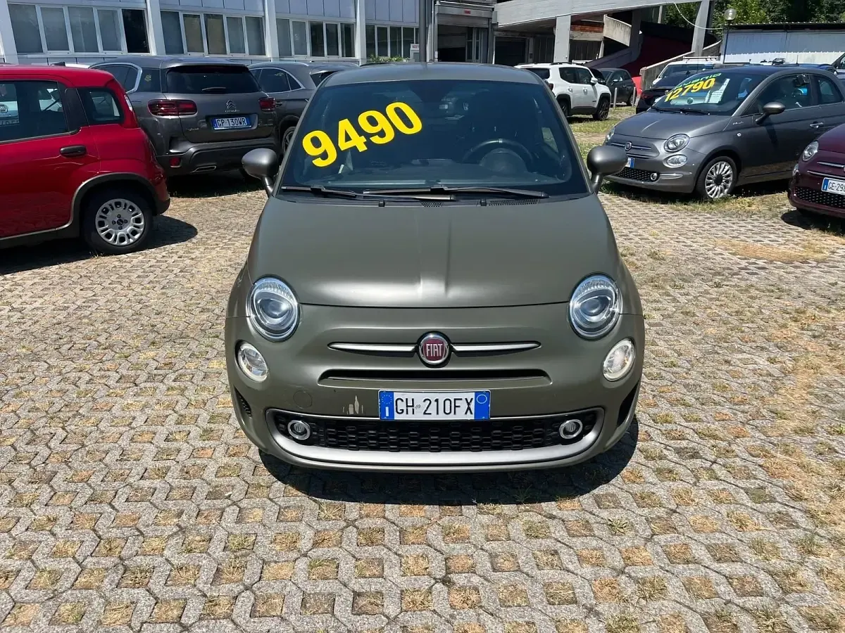 Usata Fiat 500 Collezione 86 CV (63 kW) 2018 Verde Utilitaria