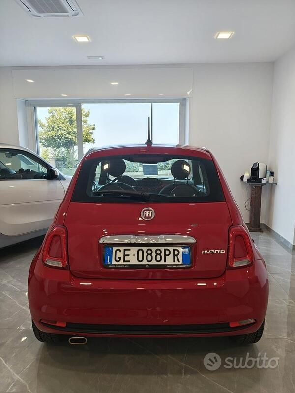 Usata Fiat 500 70 CV (51 kW) 2021 Rosso Berlina