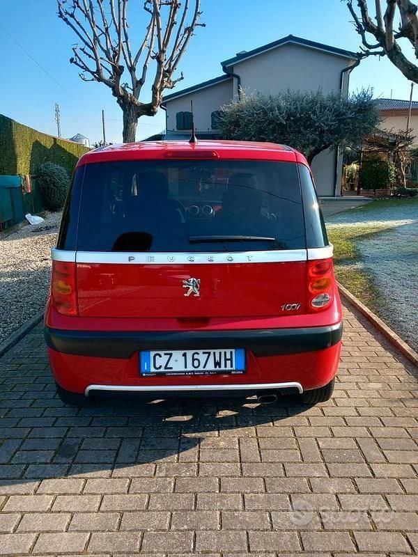 Usata Peugeot 1007 2006 Rosso Monovolume
