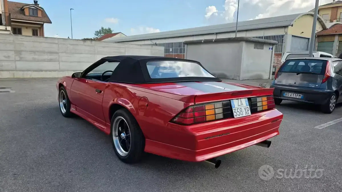 Usata Chevrolet Camaro 247 CV (181 kW) 1991 Rosso Cabrio