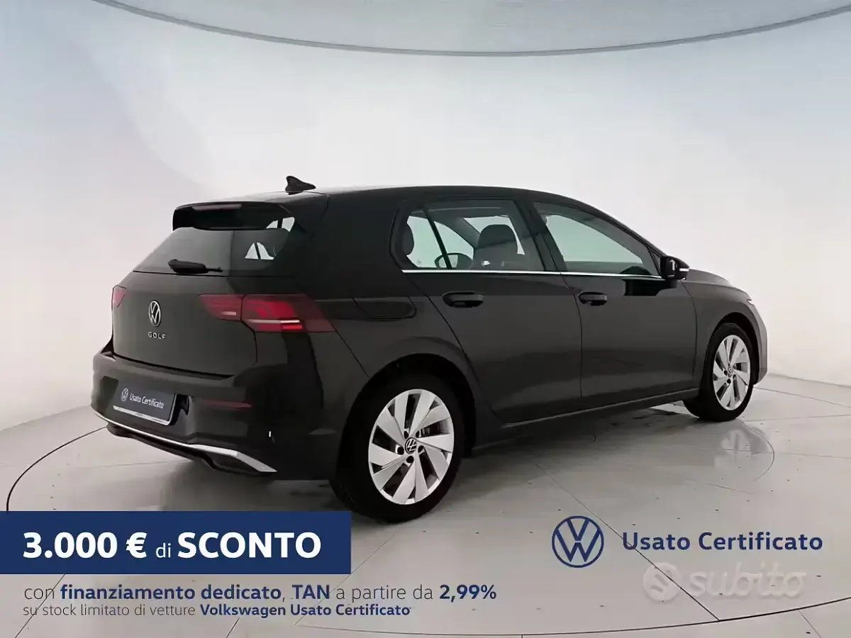 Usata VW Golf VIII Style 150 CV (110 kW) 2025 Nero Berlina