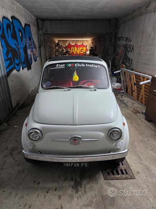 Usata Fiat 500 1960 Bianco Cabrio