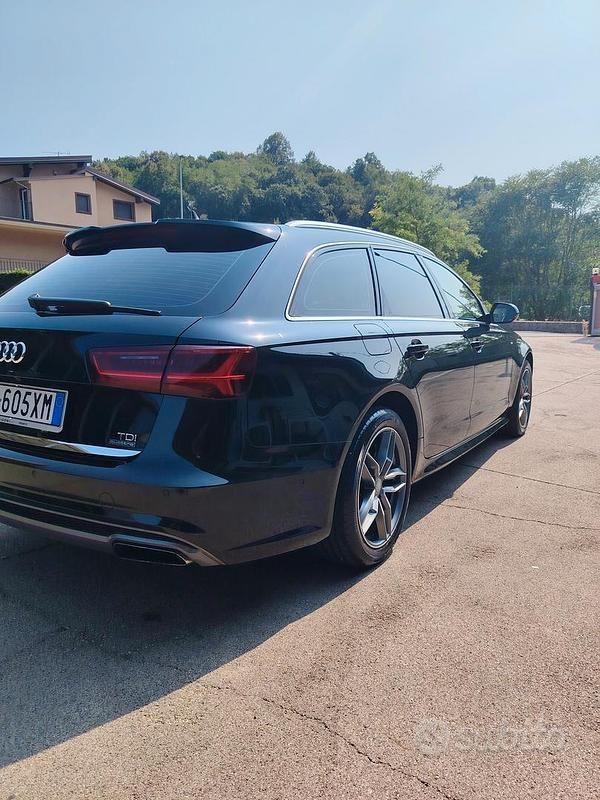 Usata Audi A6 S-Line 245 CV (180 kW) 2016 Nero Station wagon