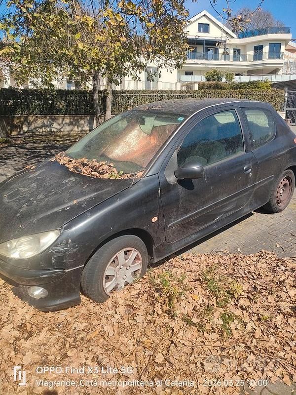 Usata Peugeot 206 68 CV (50 kW) 2007 Nero Utilitaria