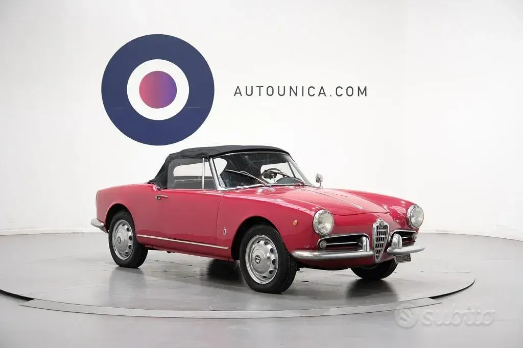 Usata Alfa Romeo Giulietta 65 CV (47 kW) 1950 Rosso Cabrio