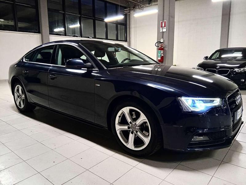 Usata Audi A5 Sportback S-Line 190 CV (139 kW) 2016 Blu/azzurro Utilitaria