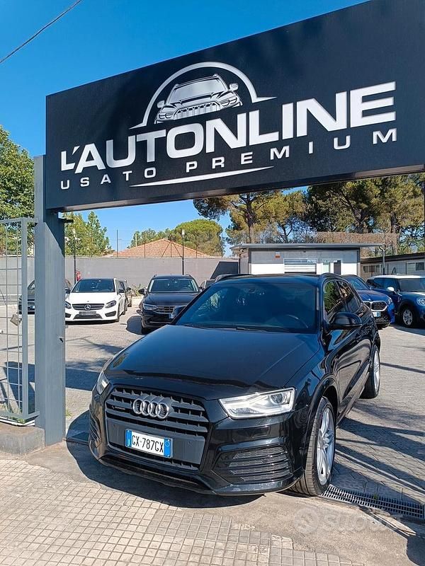 Usata Audi Q3 S-Line 184 CV (135 kW) 2015 Nero SUV