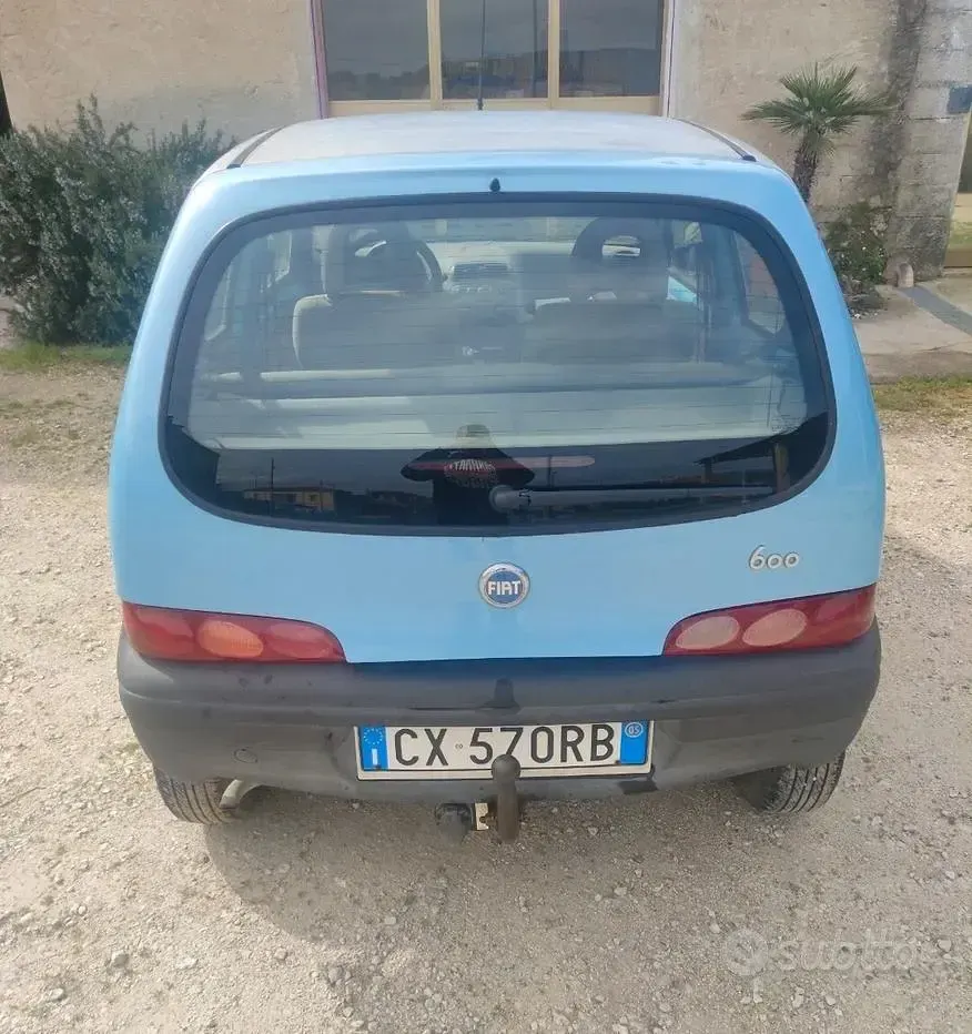 Usata Fiat Seicento 54 CV (39 kW) 2005 Blu Utilitaria