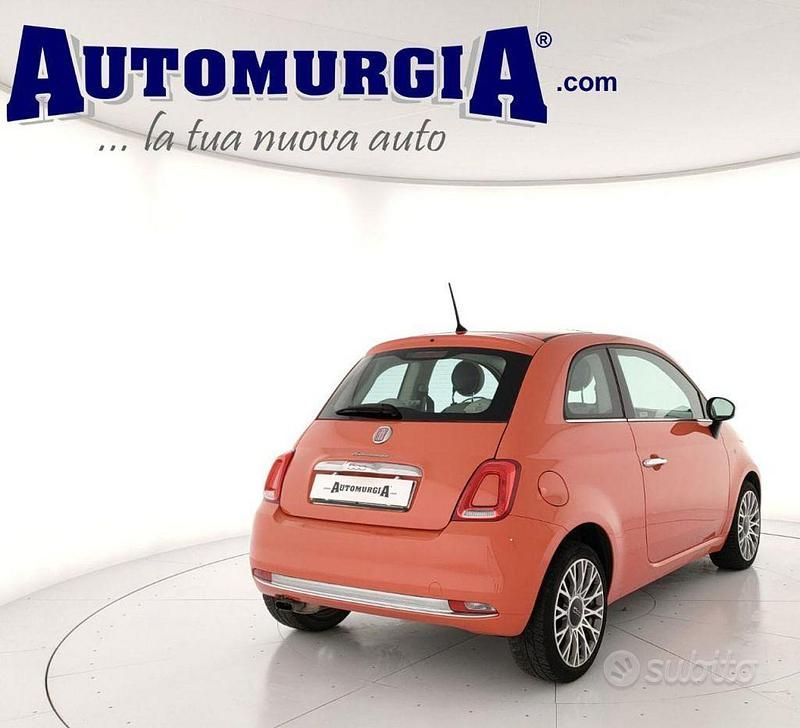 Usata Fiat 500 69 CV (50 kW) 2017 Arancione Utilitaria