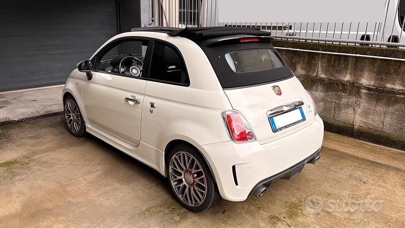 Usata Abarth 595 Turismo 160 CV (117 kW) 2015 Bianco Cabrio