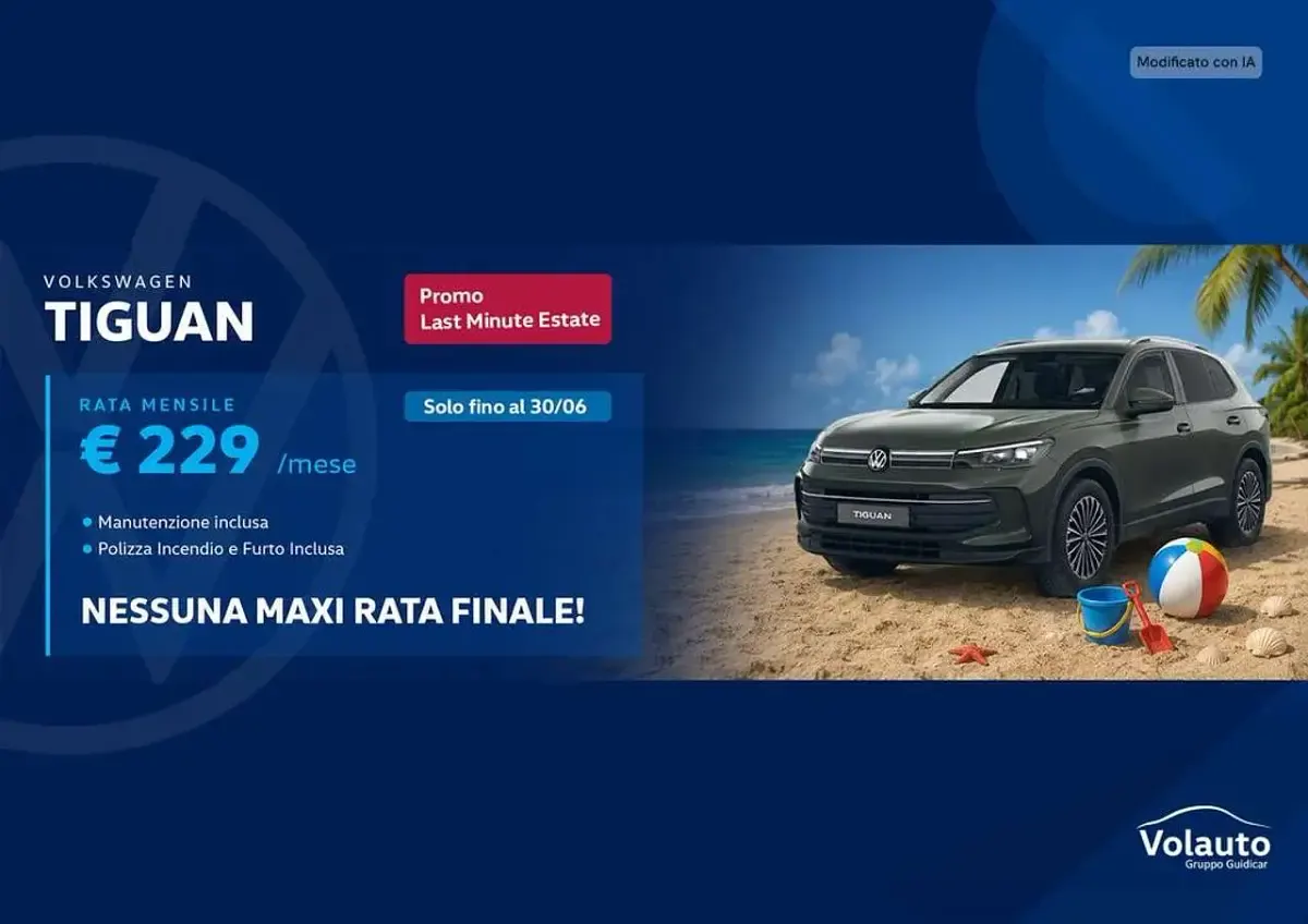 Nuova VW Tiguan Edition 131 CV (96 kW) 2026 Dolphin grey metallizzato SUV