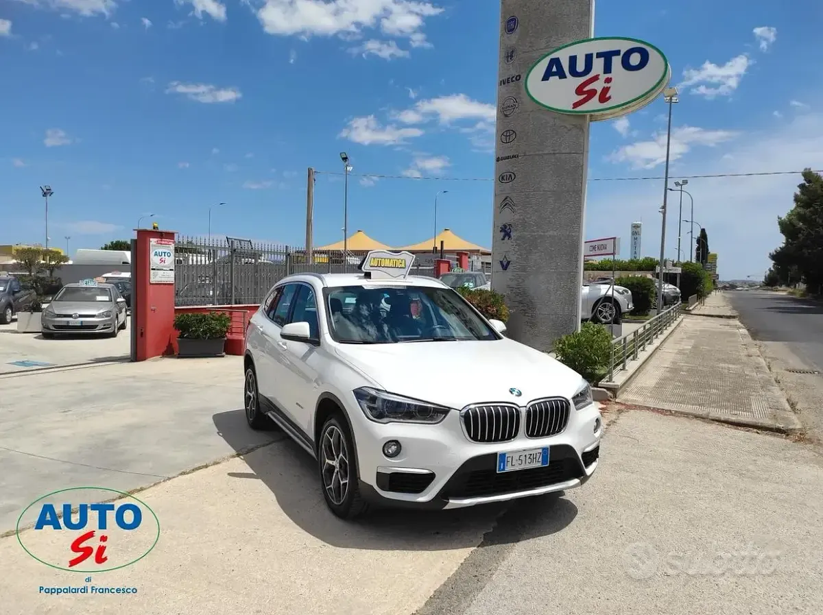 Usata BMW X1 Efficient Dynamics 150 CV (110 kW) 2018 Bianco SUV