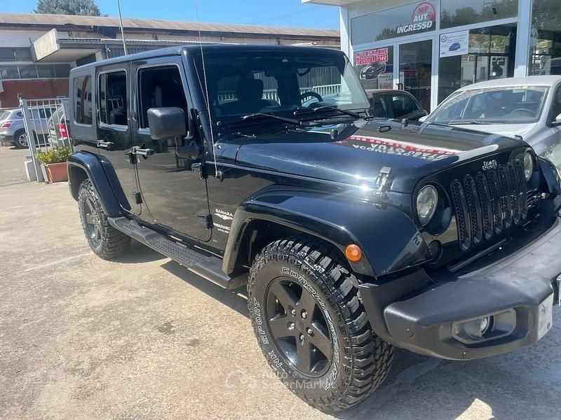 Usata Jeep Wrangler Unlimited Sahara 177 CV (130 kW) 2008 Nero SUV