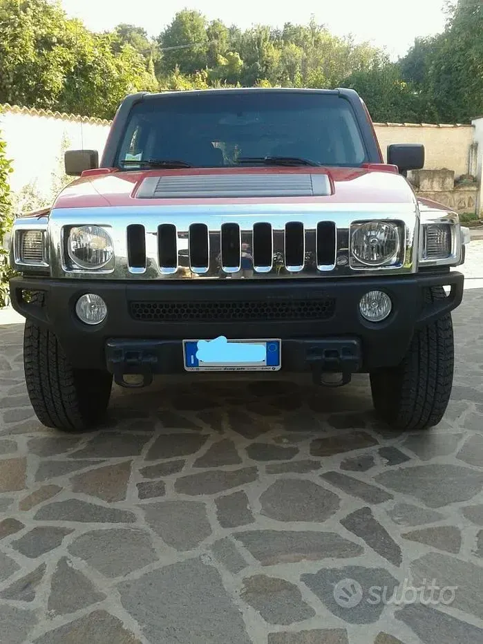 Usata Hummer H3 245 CV (180 kW) 2008 Rosso SUV