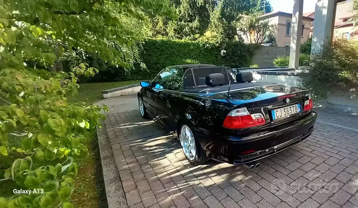 Usata BMW 320 Cabriolet M Sport 170 CV (125 kW) 2003 Nero Cabrio