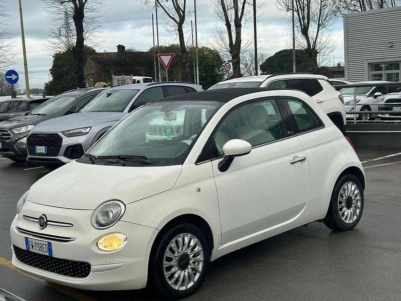 Usata Fiat 500C Lounge 69 CV (50 kW) 2019 Bianco Cabrio