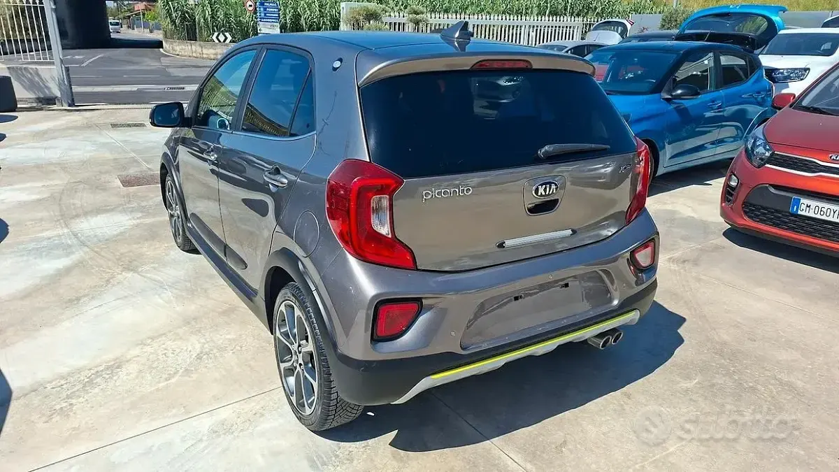 Usata Kia Picanto X-Line 85 CV (62 kW) 2018 Grigio Utilitaria