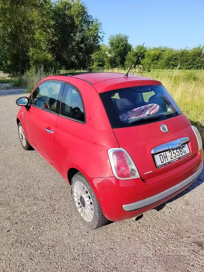 Usata Fiat 500 75 CV (55 kW) 2007 Rosso Berlina