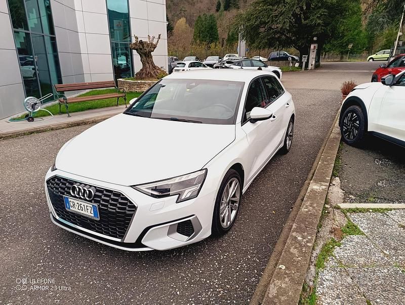 Usata Audi A3 115 CV (84 kW) 2021 Bianco Berlina