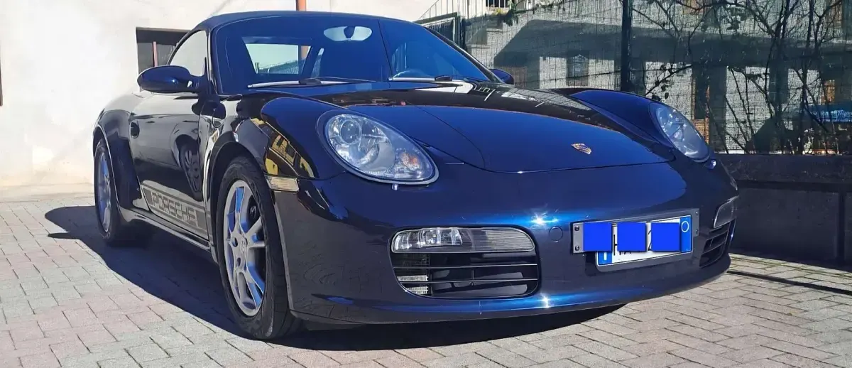 Usata Porsche Boxster 239 CV (175 kW) 2005 Blu Cabrio