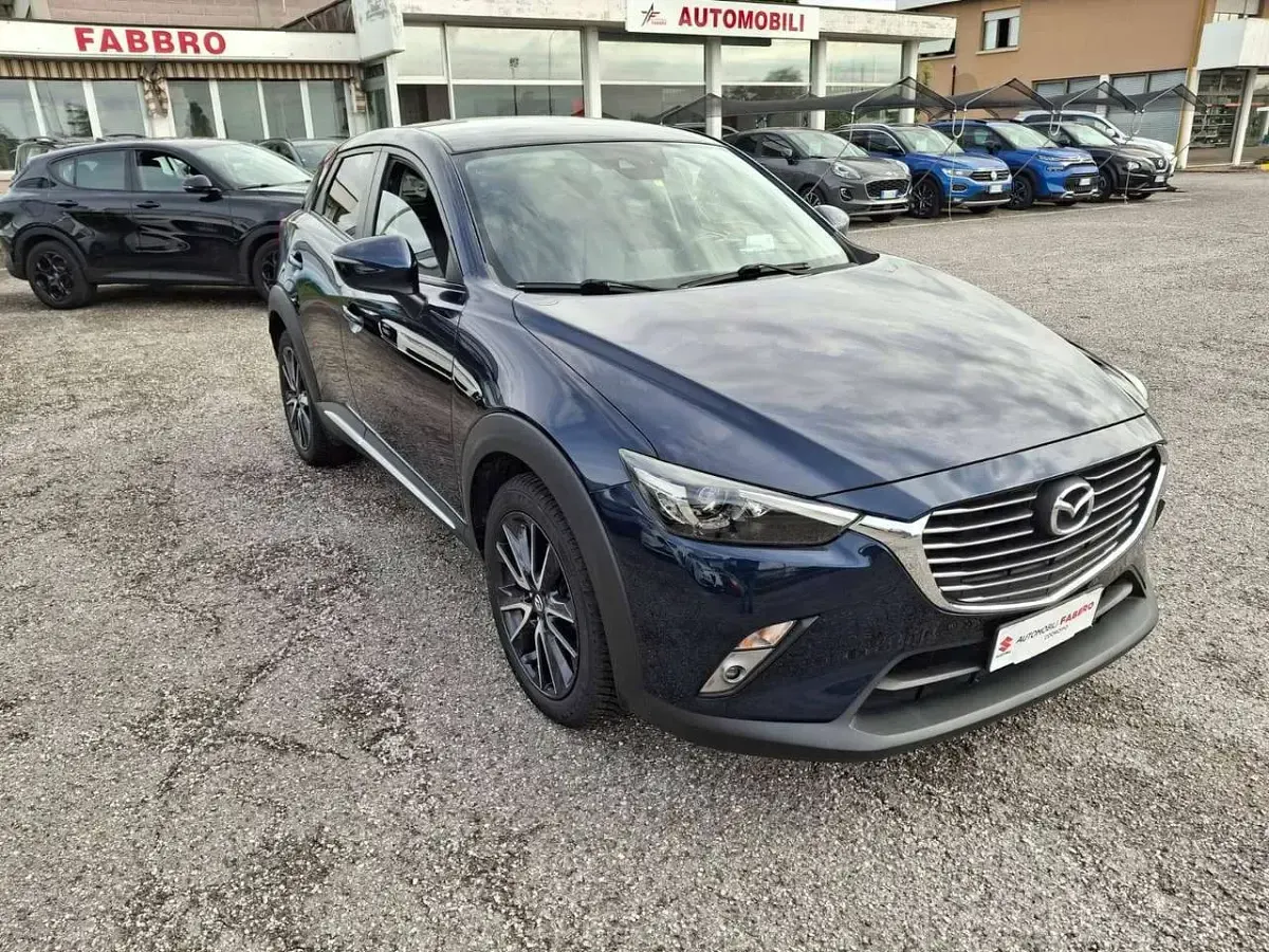 Usata Mazda CX-3 Exceed 105 CV (77 kW) 2018 Blu/azzurro SUV
