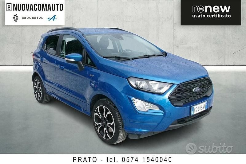 Usata Ford Ecosport ST-Line 125 CV (91 kW) 2021 Blu SUV