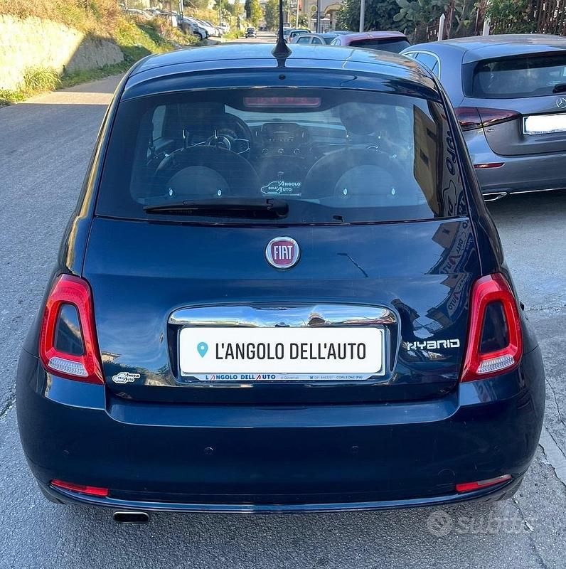 Usata Fiat 500 Lounge 70 CV (51 kW) 2020 Blu Berlina