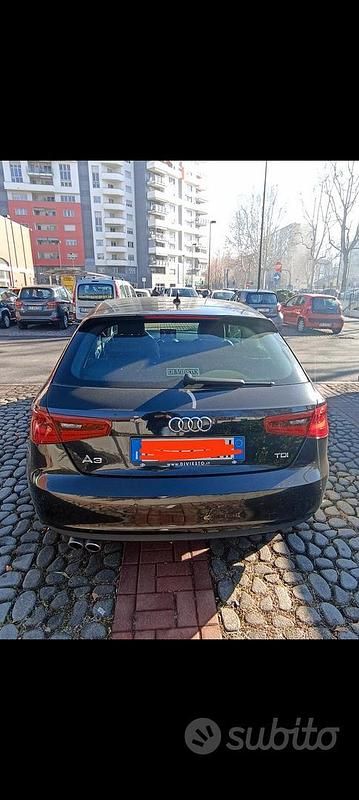 Usata Audi A3 Ambition 150 CV (110 kW) 2014 Nero Berlina