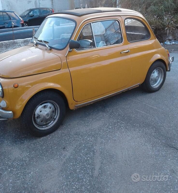 Usata Fiat Cinquecento 1970 Giallo Utilitaria
