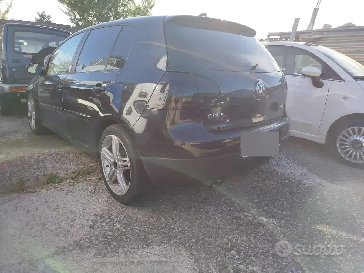 Usata VW Golf V GT 140 CV (102 kW) 2007 Nero Berlina