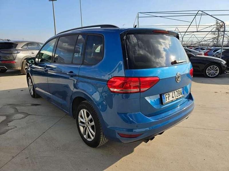 Usata VW Touran Business 150 CV (110 kW) 2018 Blu/azzurro Monovolume