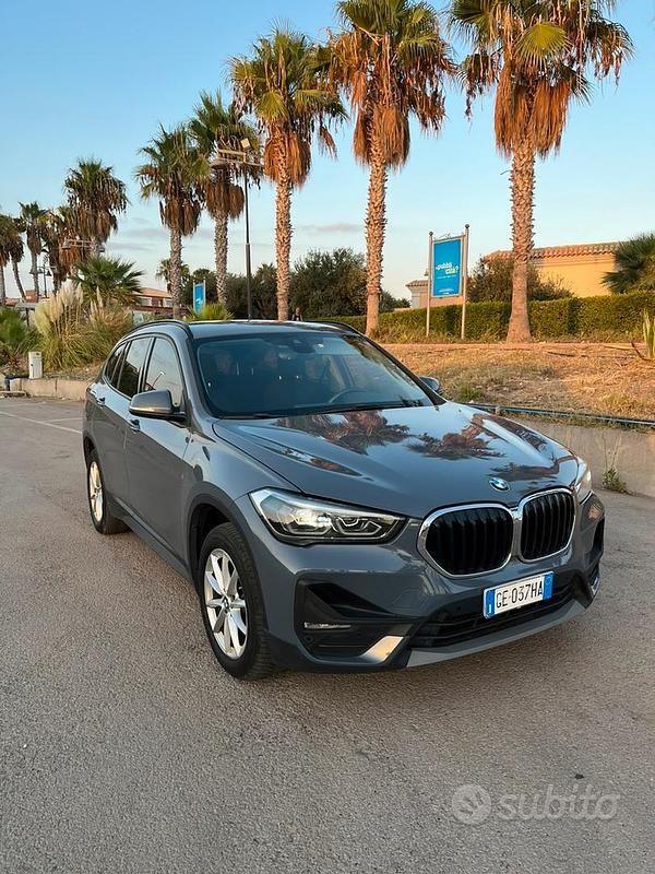 Usata BMW X1 Advantage 150 CV (110 kW) 2021 Blu/azzurro SUV
