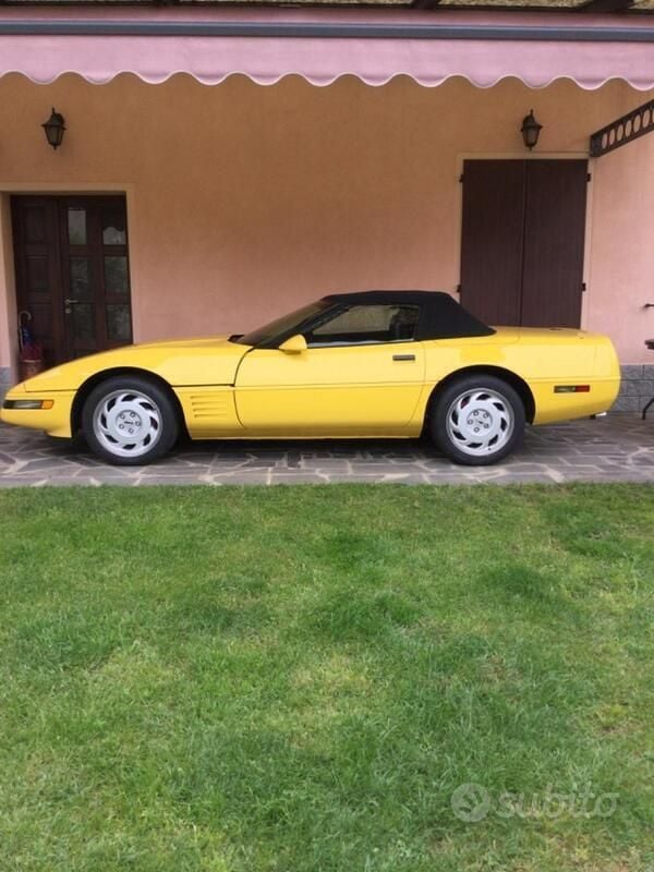 Giallo Usata 1992 Chevrolet Corvette C4 Cabrio | 27.000 € - Immagine 1/4