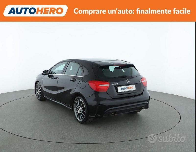 Usata Mercedes A200 Premium 136 CV (100 kW) 2014 Nero Berlina