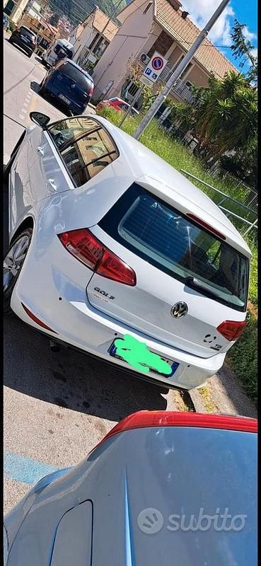 Usata VW Golf VII 115 CV (84 kW) 2013 Bianco Berlina