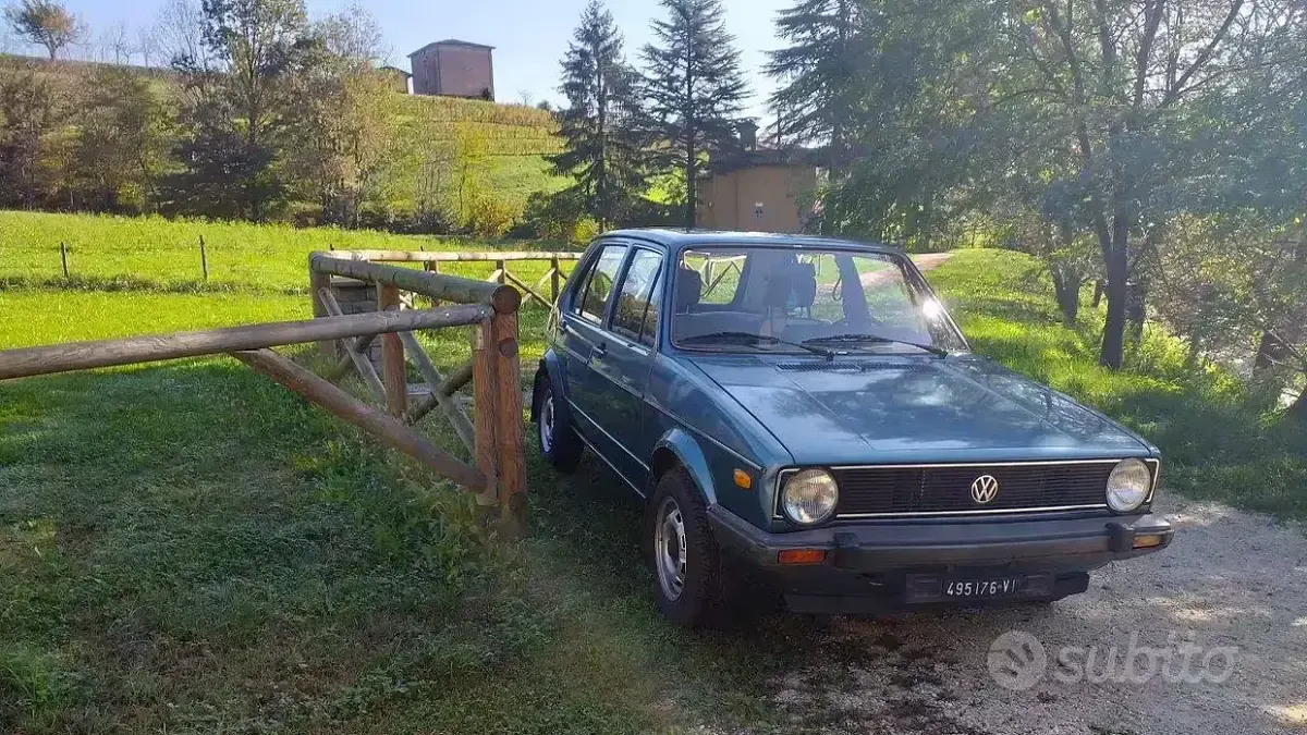 Usata VW Golf I 50 CV (36 kW) 1981 Bluazzurro Utilitaria