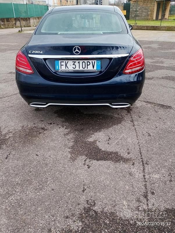 Usata Mercedes C200 2017 Blu Berlina