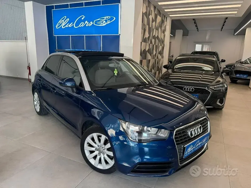 Usata Audi A1 Ambition 105 CV (77 kW) 2014 Blu/azzurro(met.) Utilitaria