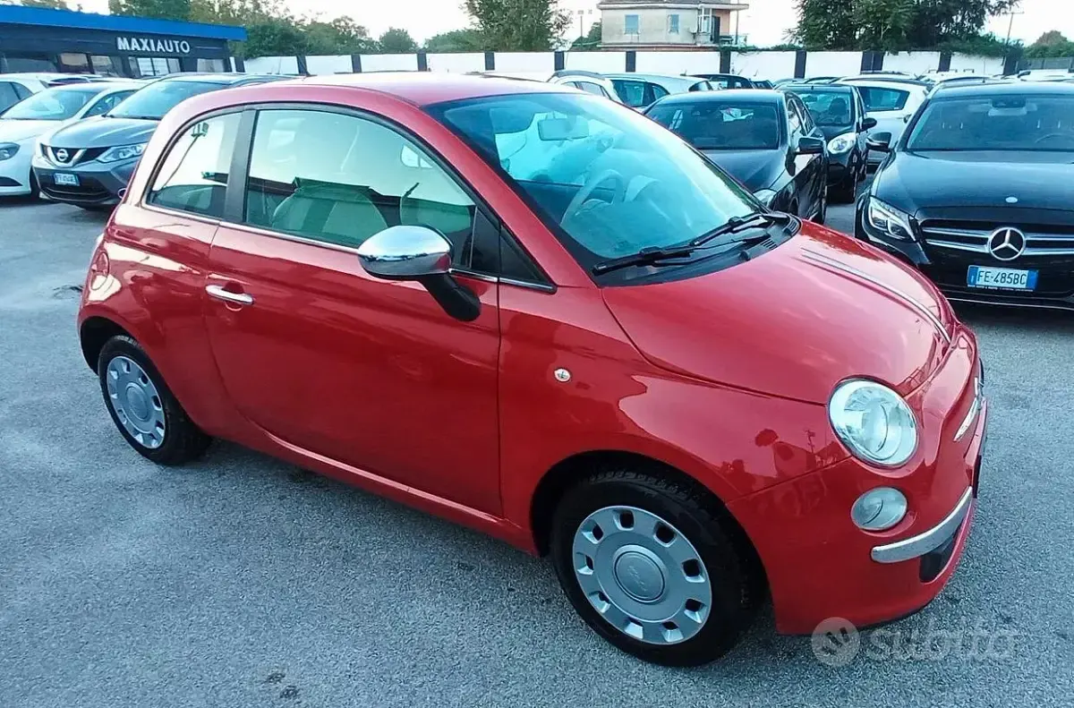 Usata Fiat 500 69 CV (50 kW) 2012 Rosso Berlina