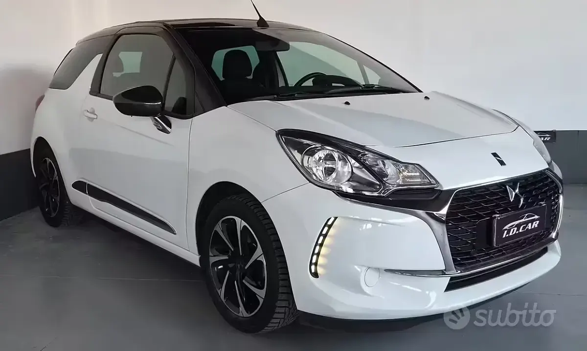 Usata DS Automobiles DS3 Sport Chic 110 CV (80 kW) 2018 Bianco Cabrio