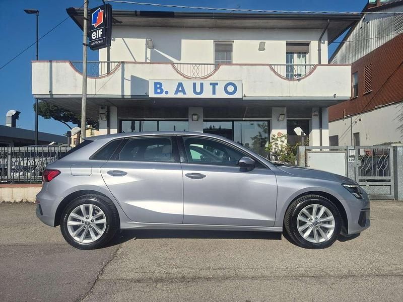 Usata Audi A3 Advanced 116 CV (85 kW) 2020 Argento Berlina