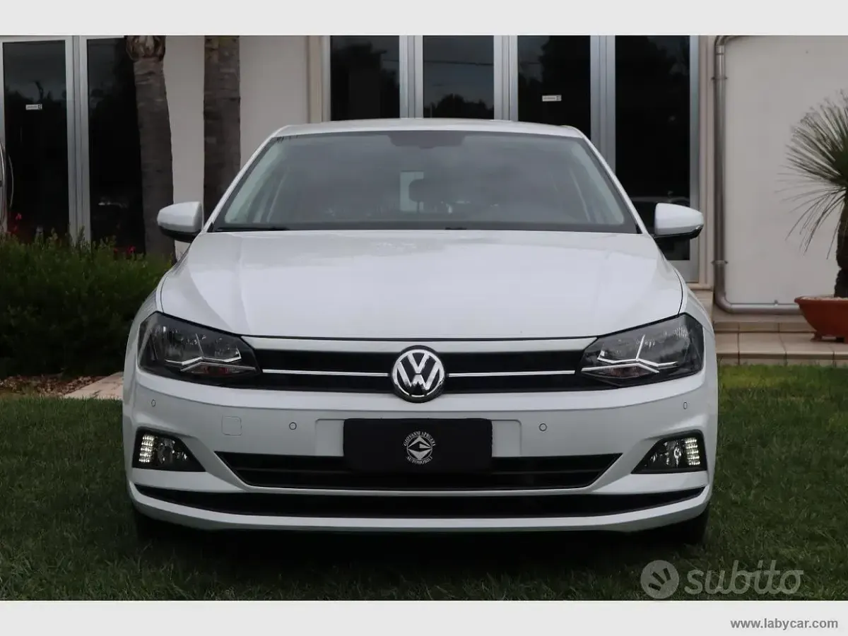 Usata VW Polo Comfortline 95 CV (69 kW) 2019 Bianco Utilitaria