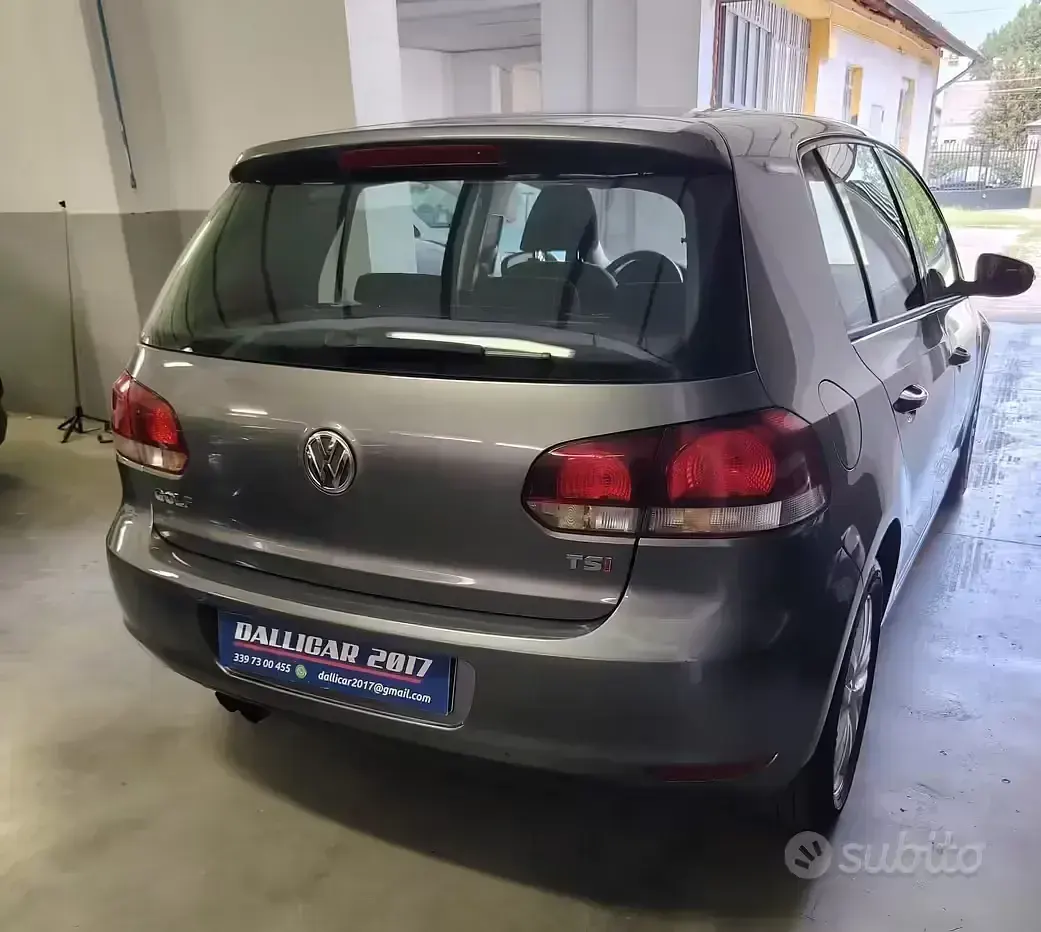 Usata VW Golf VI Highline 122 CV (89 kW) 2010 Grigio Utilitaria