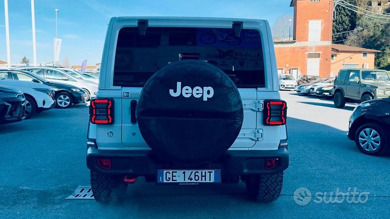 Usata Jeep Wrangler Unlimited Sahara 199 CV (146 kW) 2018 Bianco SUV