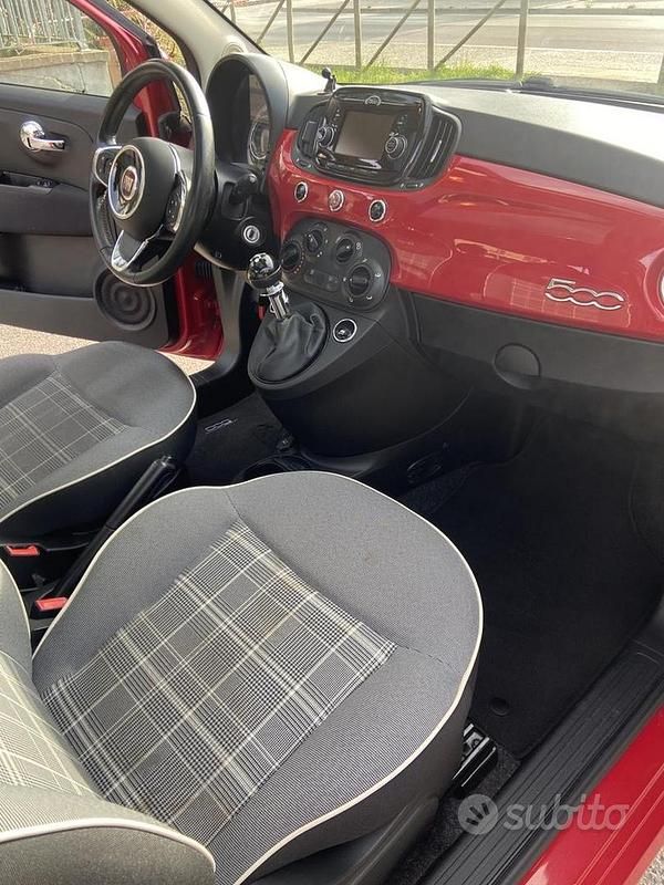 Usata Fiat 500 Pop 69 CV (50 kW) 2018 Rosso Utilitaria