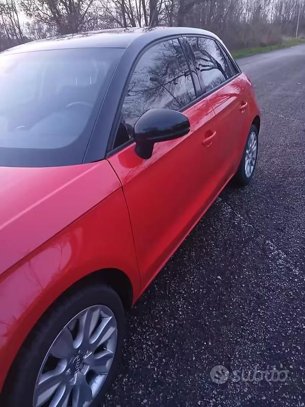 Usata Audi A1 S-Line 105 CV (77 kW) 2013 Rosso Utilitaria