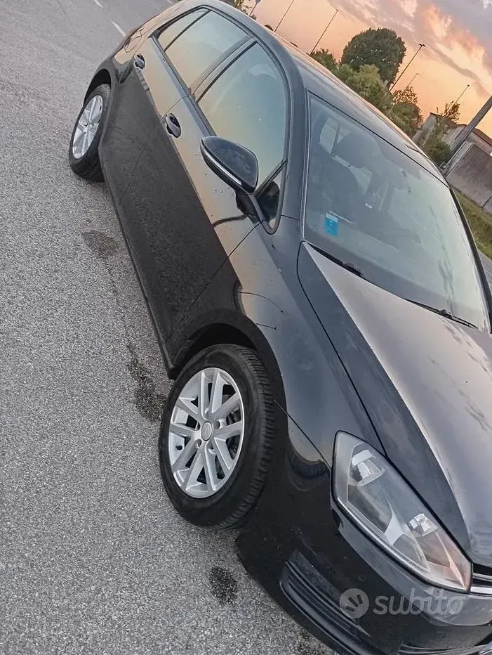 Usata VW Golf VII 90 CV (66 kW) 2015 Nero Berlina