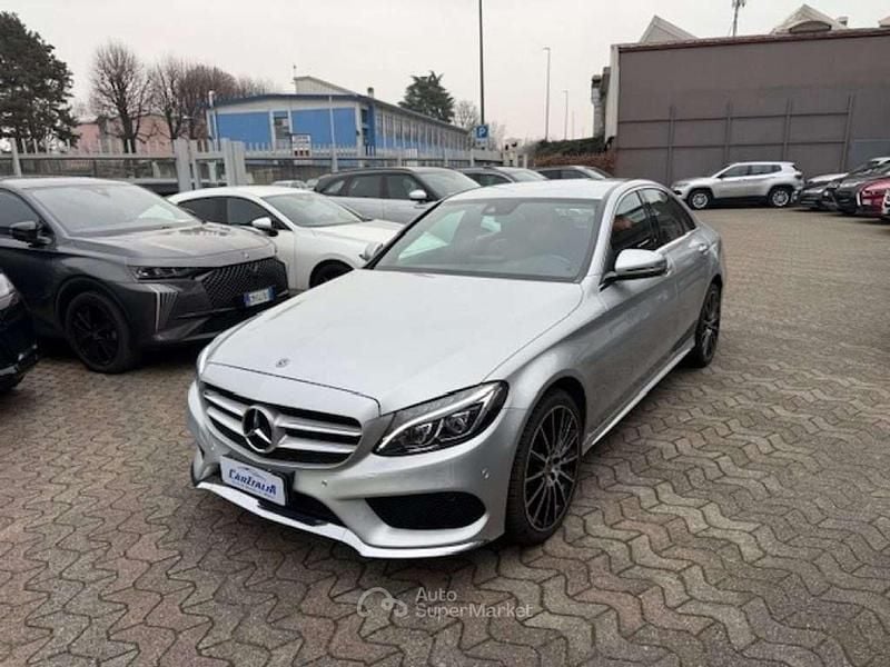 Usata Mercedes C220 Premium 170 CV (125 kW) 2018 Argento Berlina